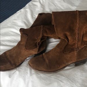 Frye Boots Brown Suede